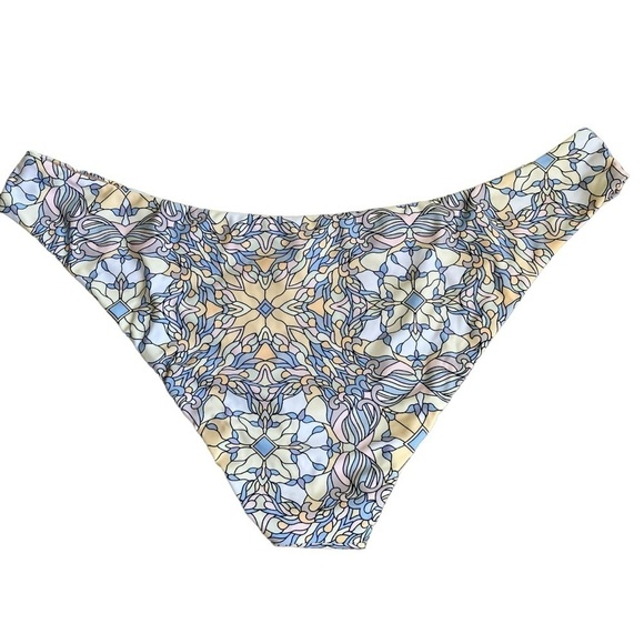 NWT J. Crew Active Curved Waist Cheeky Bikini Bottom Kaleidoscope Print Sz 2X - Picture 8 of 15